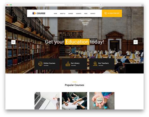 Free Website Templates Education