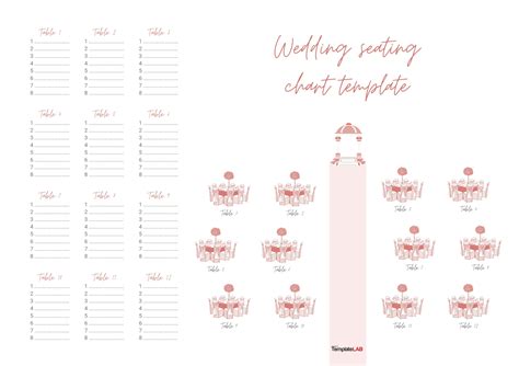 Free Wedding Seating Chart Template Download