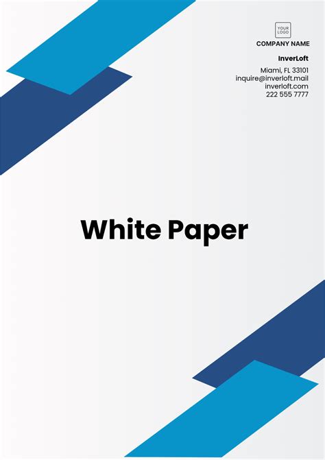 Free White Paper Template