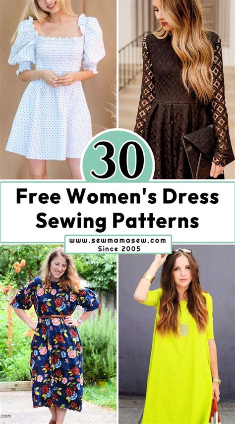 Free Women's Dress Patterns Printable