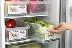 Freezer Storage Organizer Bins