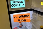 Freezer Working Refrigerator Warm