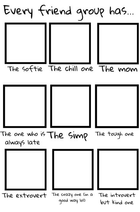Friend Group Template