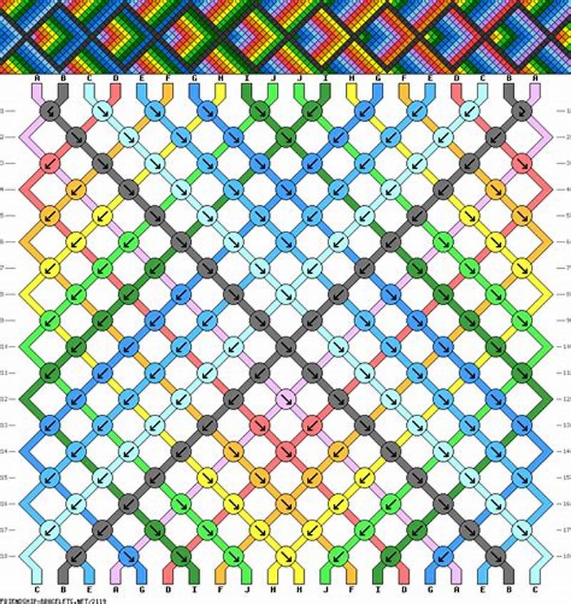 Friendship Bracelets Net Pattern