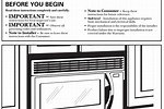 Frigidaire Gallery Microwave Manual
