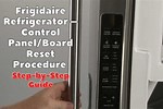 Frigidaire Refrigerator Reset Button