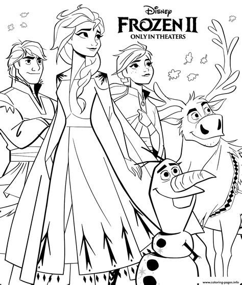 Frozen Coloring Sheets Free Printable