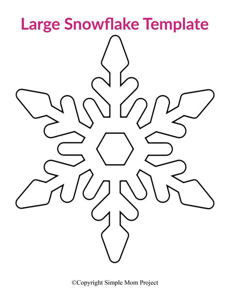Frozen Snowflake Templates To Print