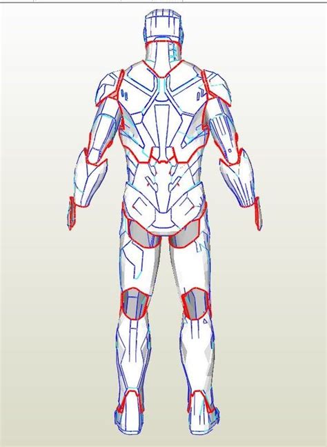 Full Body Iron Man Template