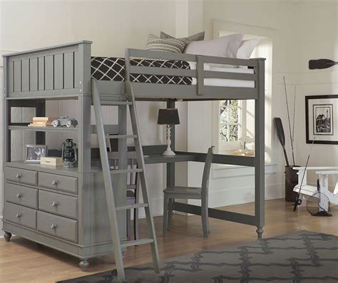 Size Loft Bed Desk for Adults