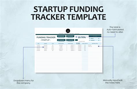 Funding Tracker Template