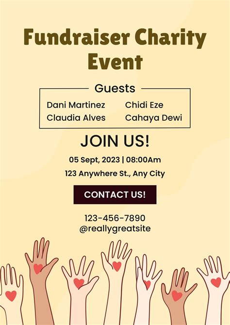 Fundraising Flyer Template
