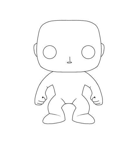 Funko Pop Drawing Template