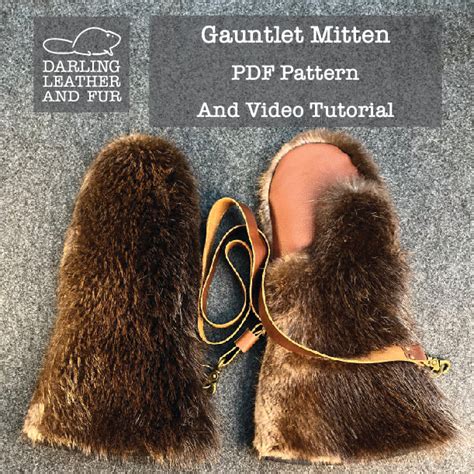 Fur Mitten Template