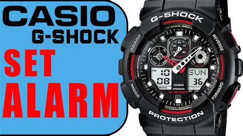 G-Shock Alarm Setting