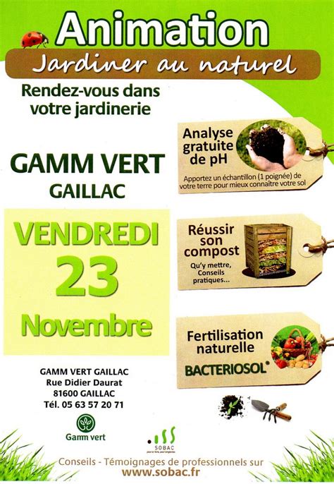 GAMM VERT à Gaillac