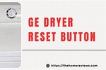 GE Dryer Reset Button