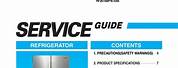 GE Refrigerator Service Manual