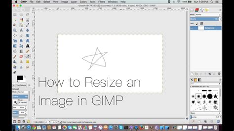 GIMP How to Resize Image