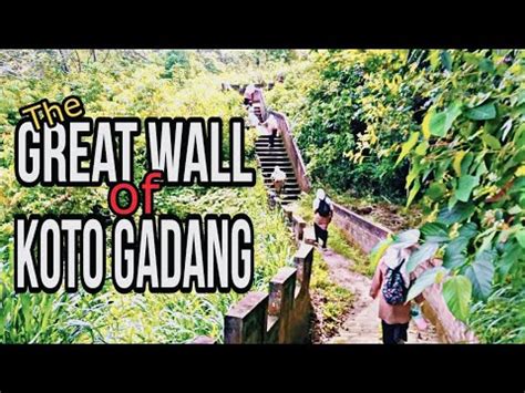 Gadang Koto Hiking Route in Padang