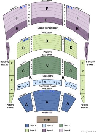 Gallo Center Seating Chart Modesto Ca