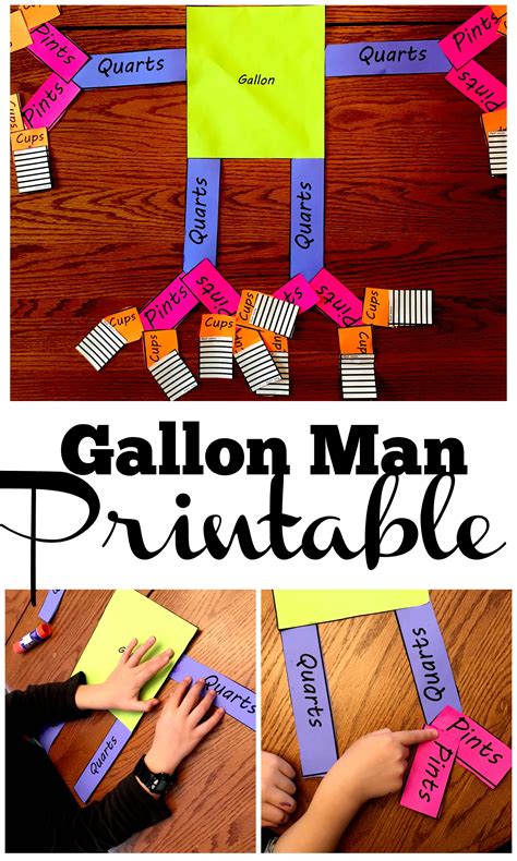 Gallon Man Printable