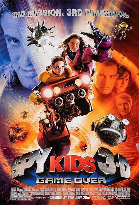 Game Over From Spy Kids 3 Logo Printable