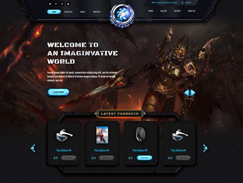 Gaming Cafe Template