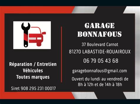Garage Bonnafous à Labastide-Rouairoux
