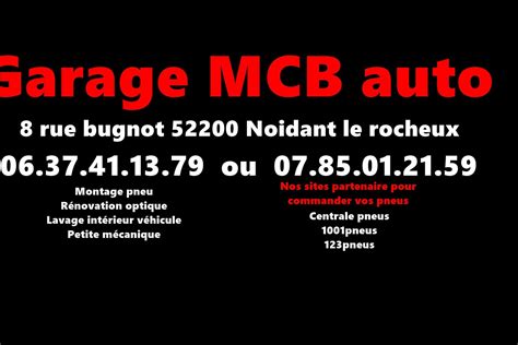 Garage MCB auto à Noidant-le-Rocheux