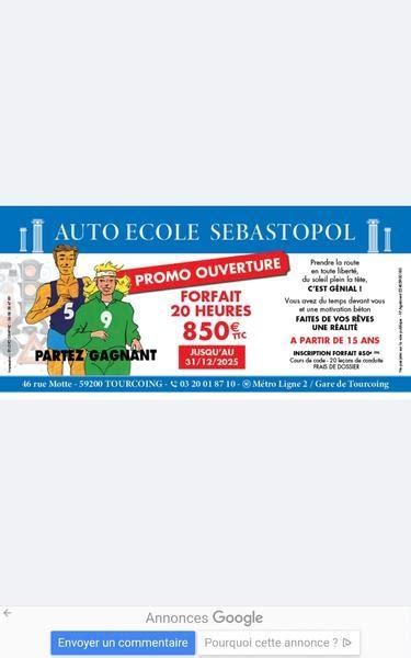 Garage Sebastopol à Tourcoing