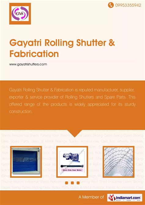 Gayatri Rolling Shutters & Mechanical works - G-Tech Automation