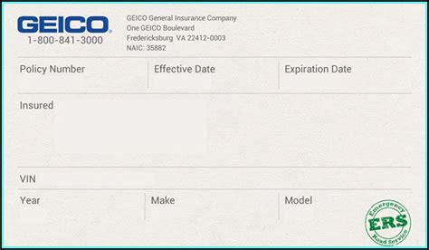 Geico Insurance Template