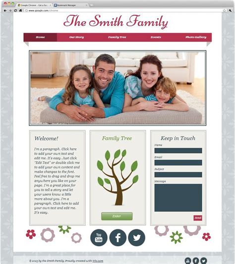 Genealogy Website Templates