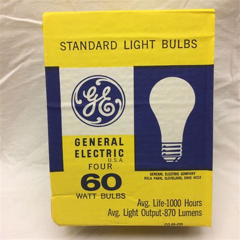 General Electric Bulbs Catalog