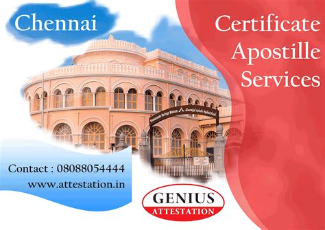 Genius certificate attestation and apostille services chennai branch