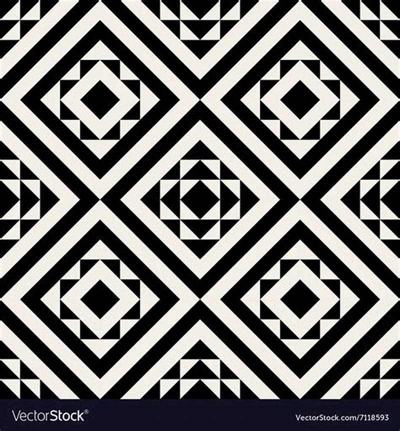 Geometric Square Pattern