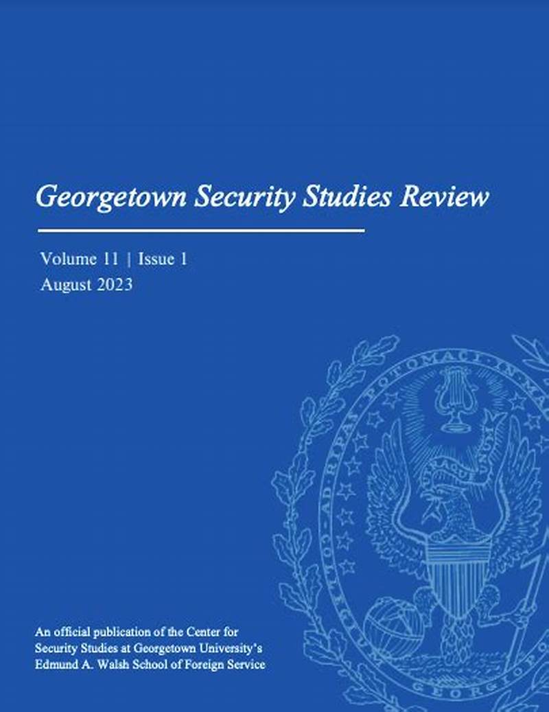 Georgetown Security Studies Spring Course Catalog