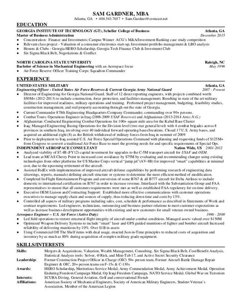 Georgia Tech Resume Template