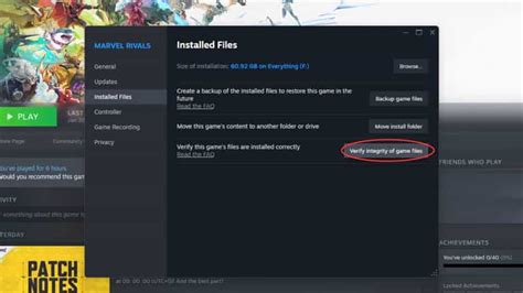 Verify the Integrity of Game Files