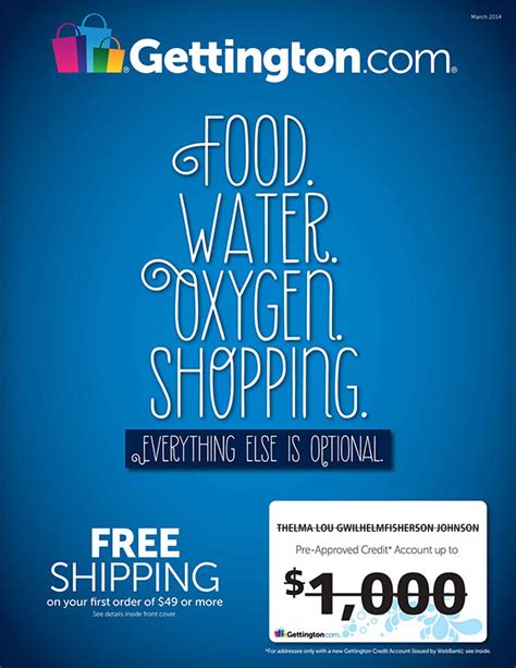 Gettington Online Shopping Catalog