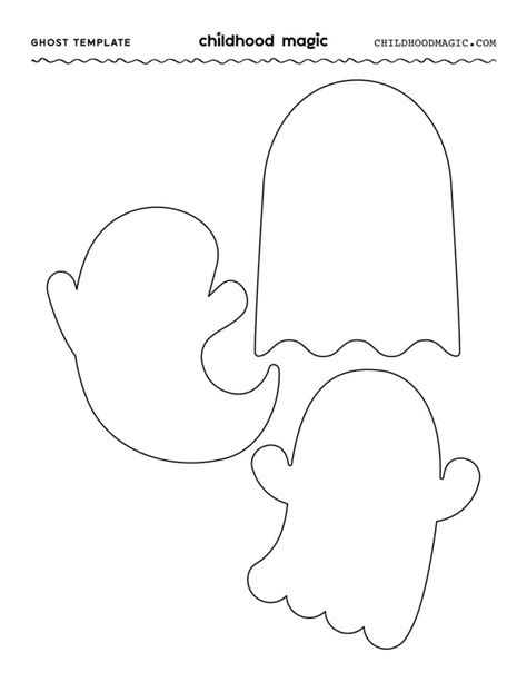 Ghost Template Printable