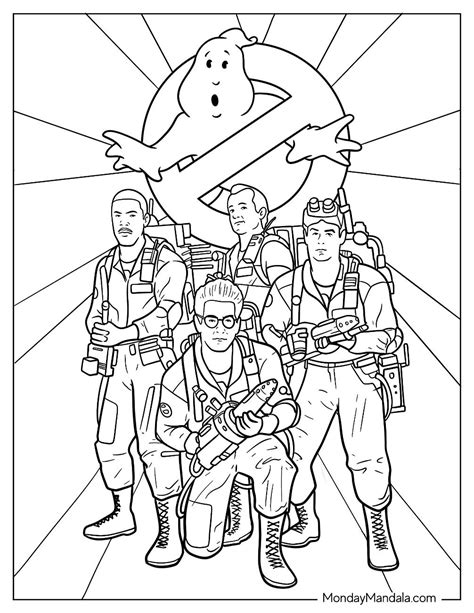 Ghostbusters Printable Coloring Pages