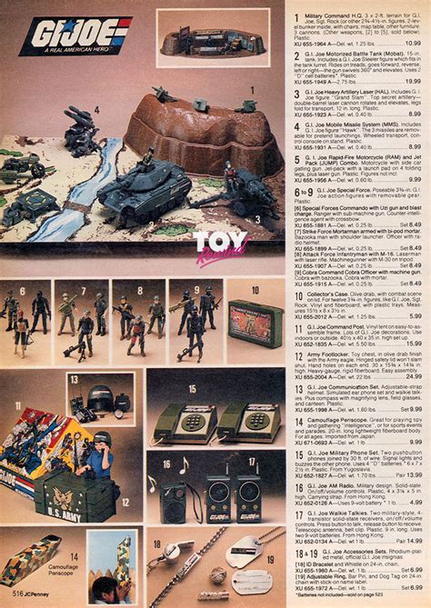 Gi Joe 1982 Catalog