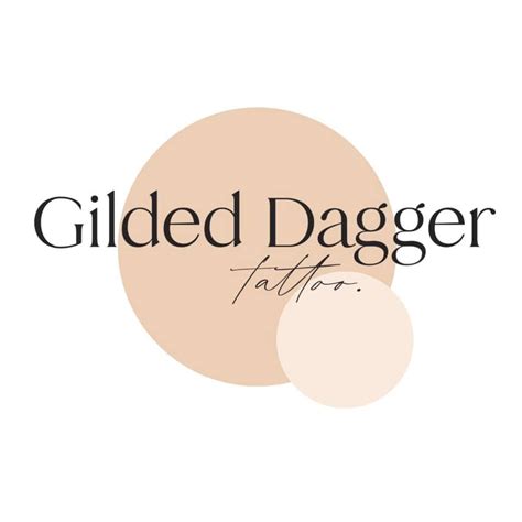 Gilded Dagger Tattoo