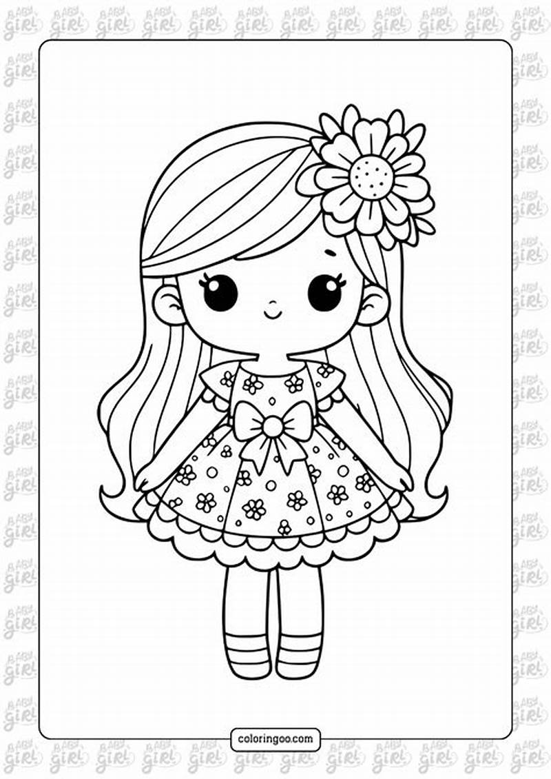 Girls Coloring Page