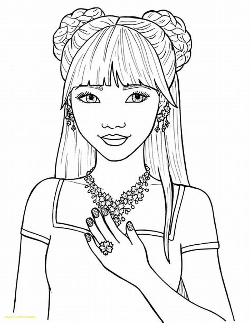 Girls Coloring Pages