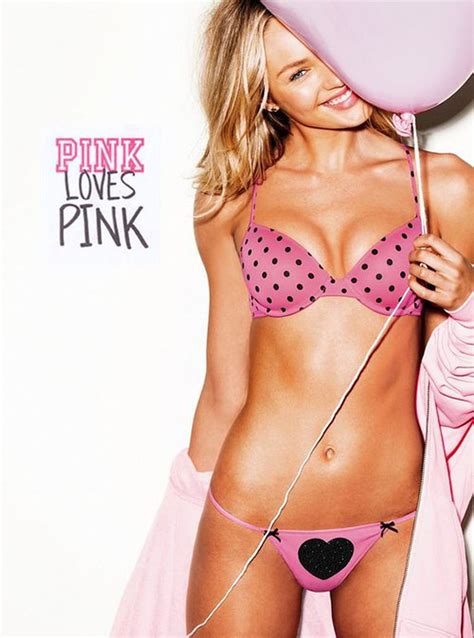 Girls How Model In Pink Catalog Victoria Secret