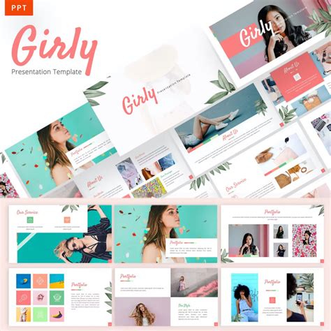 Girly Powerpoint Templates