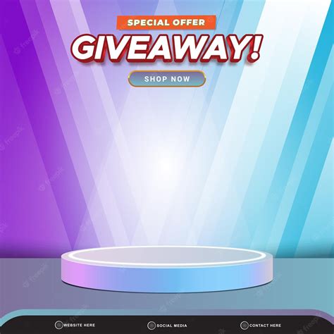 Giveaway Background Template